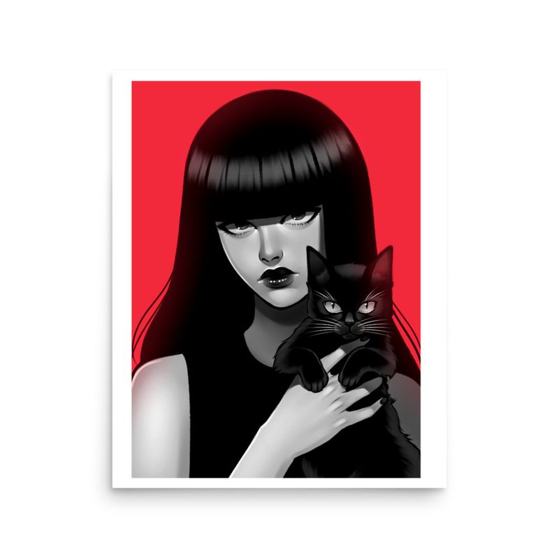 EMILY THE STRANGE 16x20 Art Print