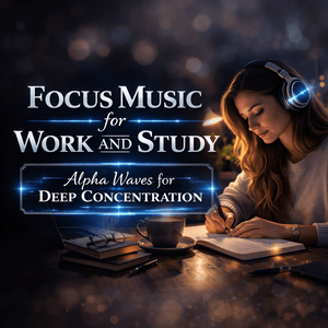 Deep Focus Study Music – 10 Hz Alpha Waves for Concentration &amp; Productivity