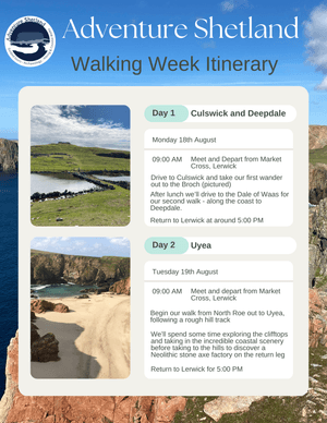 Adventure Shetland Walking Week Ticket