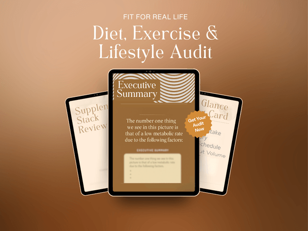 Diet, Exercise &amp; Lifestyle Audit
