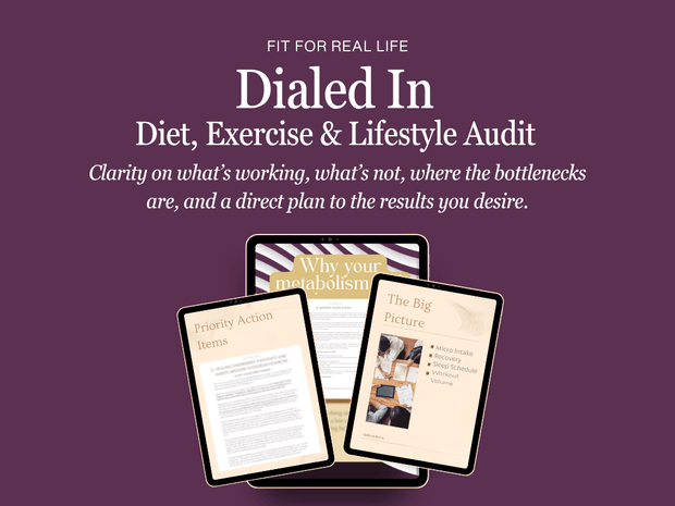 Dialed In: Diet, Exercise &amp; Lifestyle Audit