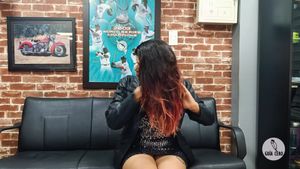 117 Sofia &amp; Shayra: long, undercut, bowl-mullet, headshave, brows &amp; shayra mohawk and headshave