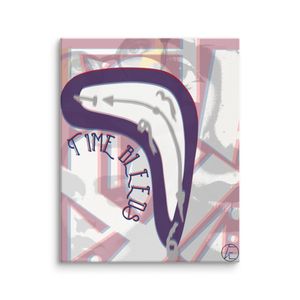 "Time Bleeds" Canvas Print 8"x 10"
