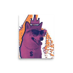 "Up Dog" Paper Poster 8"x 10"