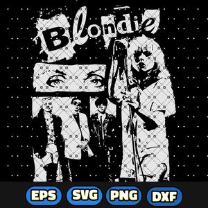 Blondie The Band SVG Blondie PNG Digital Files Instant Download Debbie Harry EPS DXF files