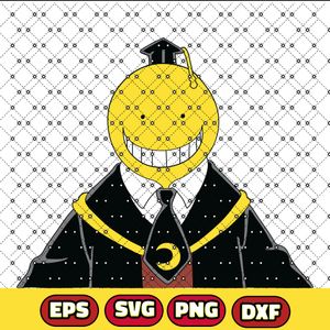 Koro-sensei Assassination Classroom SVG - PNG _ EPS _DXF Instant Download