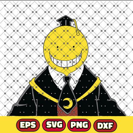 Koro-sensei Assassination Classroom SVG - PNG _ EPS _DXF Instant Download