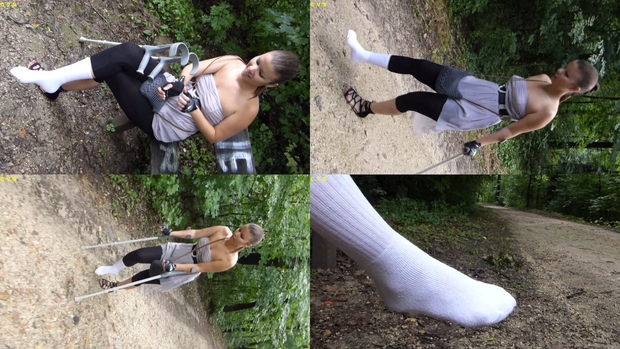 Lucy - I am on crutches Part1