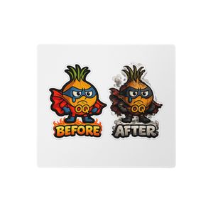 Super OQ Onion Before / After Mouse Pad