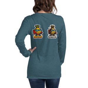 Super OQ Onion Unisex Before and After LS w/ back print