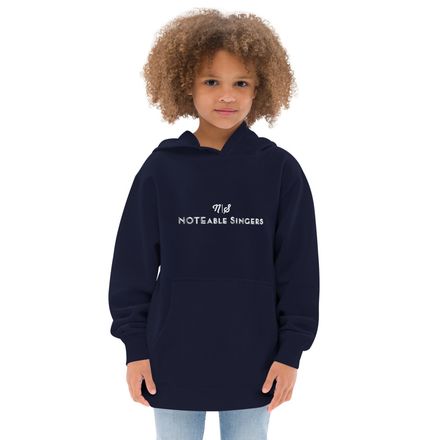 NOTEable Singers Kids Fleece Hoodie - Dark