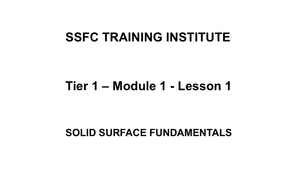 Tier 1 Module 1 Lesson 1 Introduction to Solid Surface Fabrication + Free Router Bit Limited Offer