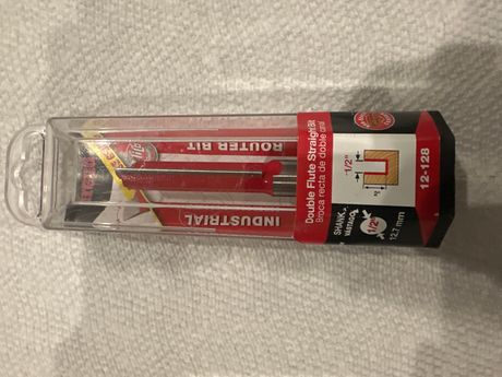 Freud Double Flute Straight Bit - 1/2”x2”