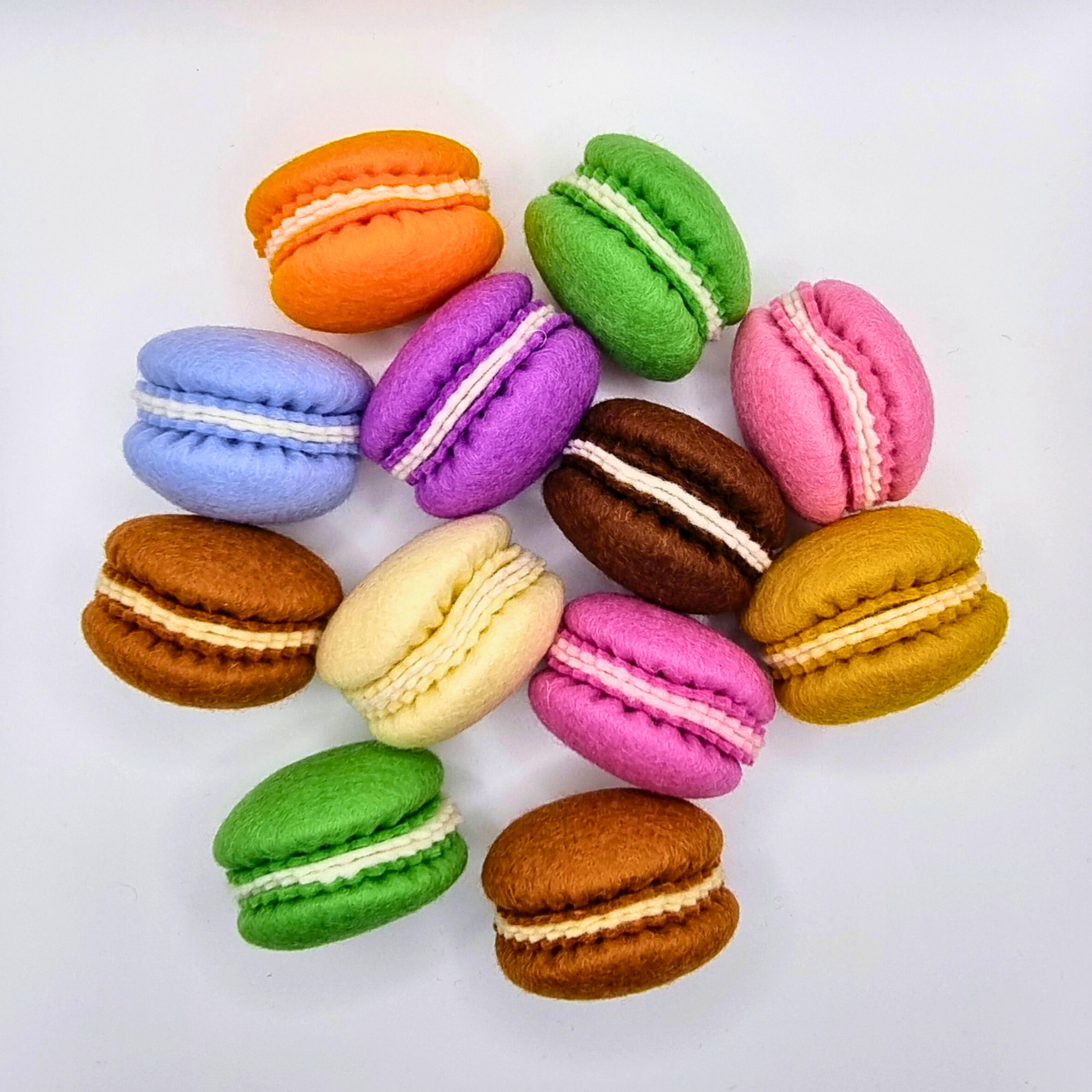 Felt French Macaron PDF Pattern - easy and beginner friendly