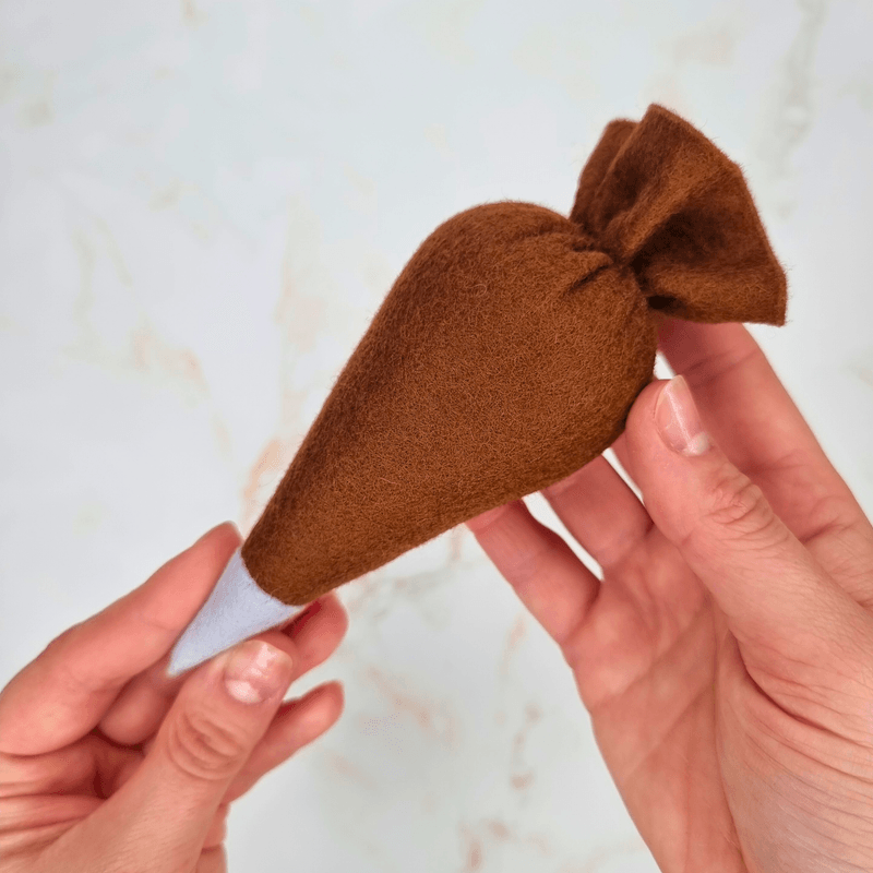Felt Piping Bag PDF Sewing Pattern and Tutorial, easy and beginner friendly