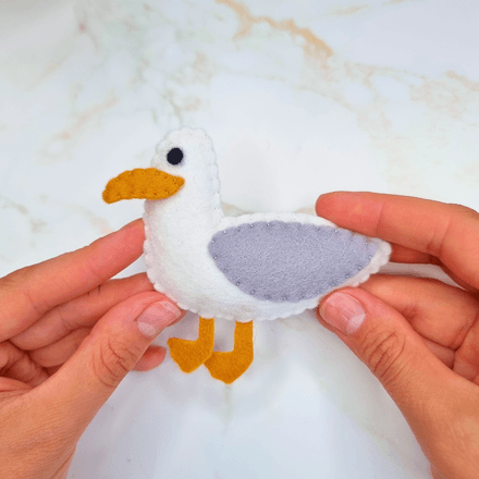 Sew your own seagull - PDF sewing pattern with tutorial