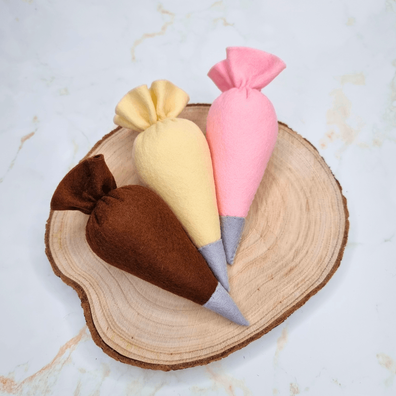 Felt Piping Bag PDF Sewing Pattern and Tutorial, easy and beginner friendly