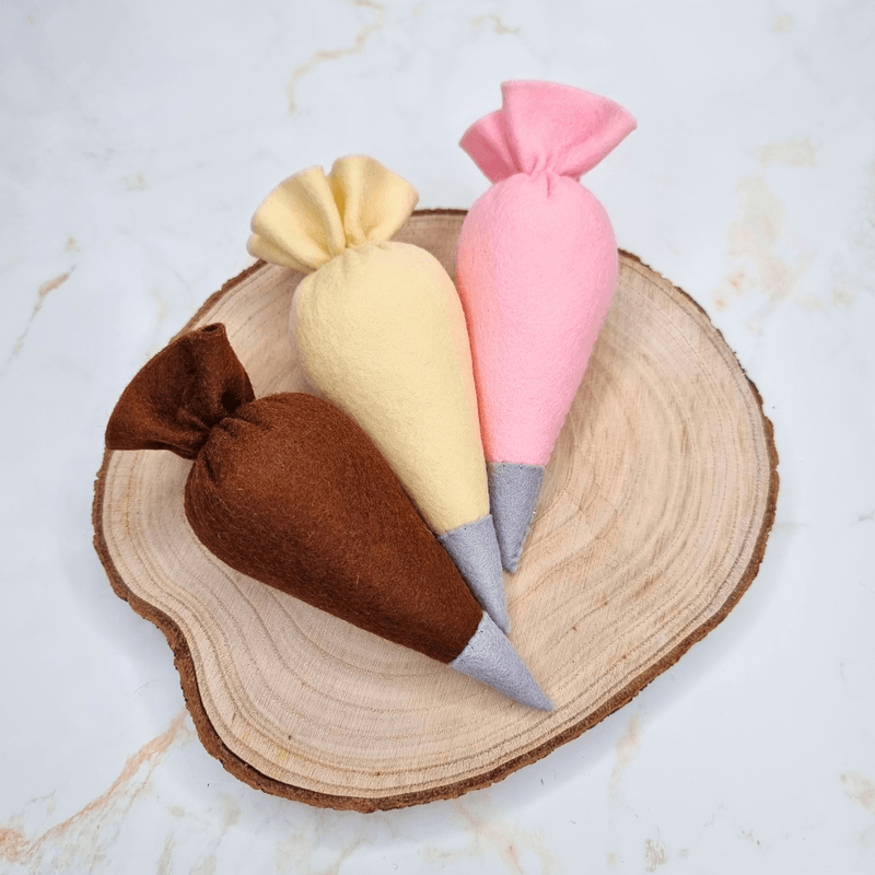 Felt Piping Bag PDF Sewing Pattern and Tutorial, easy and beginner friendly