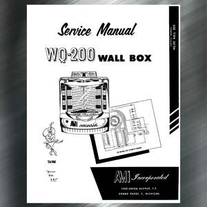 AMI WQ 200 Wall Box Service Manual