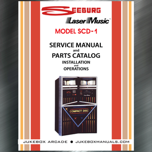 Seeburg Model SCD-1  Service Manual with Parts List and  Installation and Operations Manual​