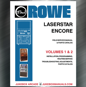 Rowe LaserStar Encore  Installation, Service and Parts Manuals