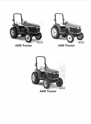  John Deere 4200, 4300 and 4400 Compact Utility Tractors Technical Manual TM-1677