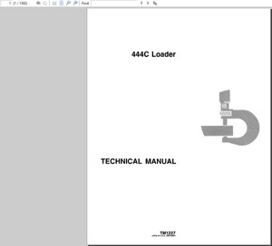  John Deere 444C Loader Technical Manual TM-1227