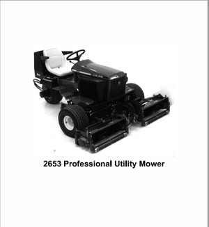  John Deere 2653 &amp; 2653A Professional Utility Mower Technical Manual TM-1533 &amp; TM-1534