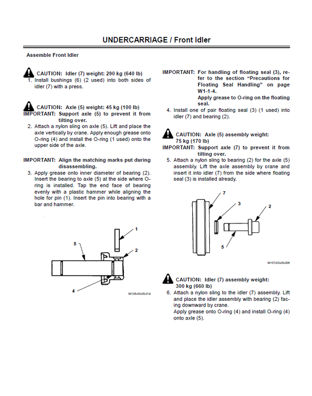 Hitachi ZX800 Excavator Service Manual