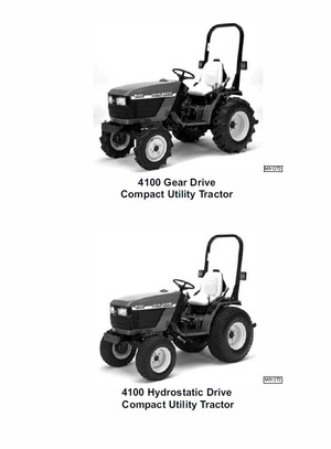  John Deere 4100 Compact Utility Tractors Technical Manual TM-1630