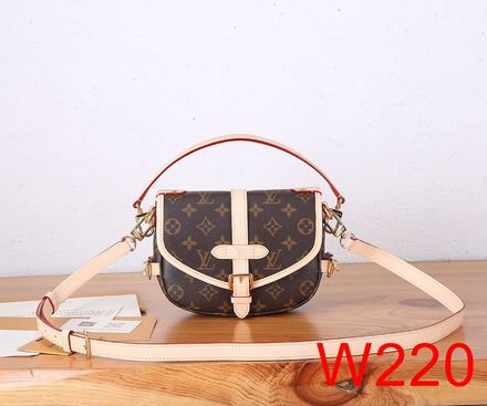 Louis Vuitton Brown Monogram Canvas Saumur BB Gold Hardware