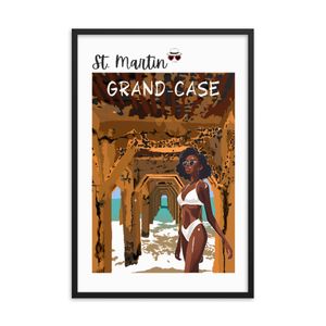 &quot;Grand-Case Gateway&quot; - St. Martin Framed Wall Art