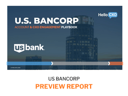 U.S. Bancorp - HelloCXO Executive &amp; Account Playbook 2026