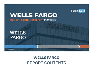 Wells Fargo - HelloCXO Executive &amp; Account Playbook 2026