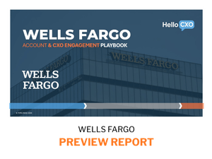Wells Fargo - HelloCXO Executive &amp; Account Playbook 2026