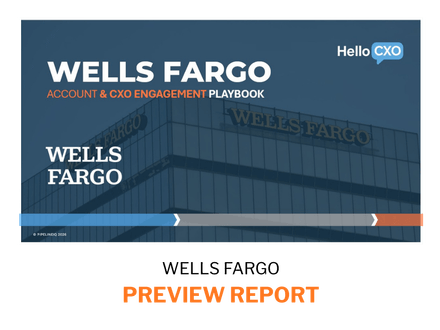 Wells Fargo - HelloCXO Executive &amp; Account Playbook 2026