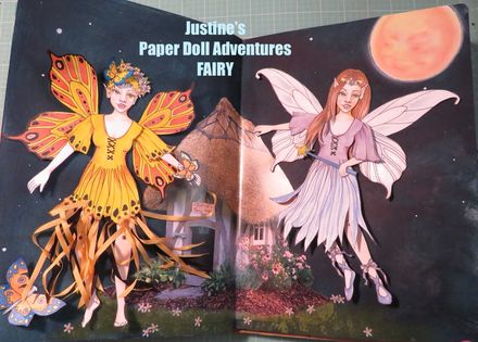 Justine&#x27;s Paper Doll Adevetnure FAIRY DRESS UP SET - Digital Download