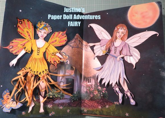 Justine&#x27;s Paper Doll Adevetnure FAIRY DRESS UP SET - Digital Download