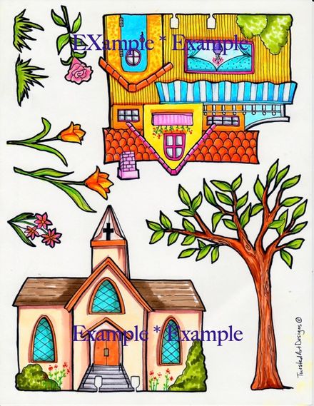 Display Cards Printable - The House &amp; Church Collection