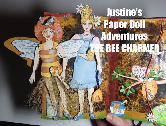 Justine&#x27;s Paper Doll Adevetnure BEE CHARMER DRESS UP SET - Digital Download