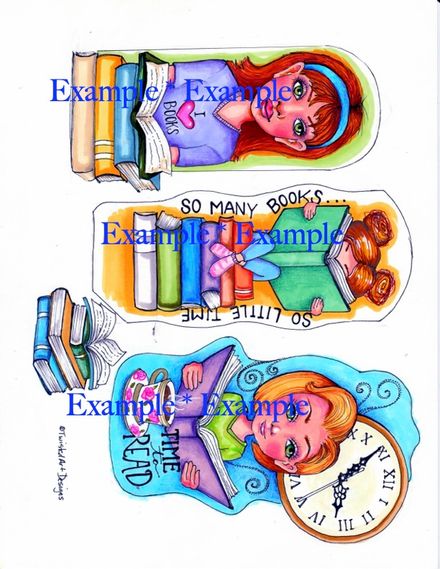 Digital Download - BOOK LOVER BOOKMARKS