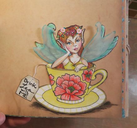 TEA CUP FAIRY Paper Doll Kit - Digital Download
