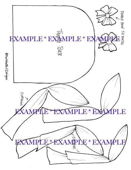 Theatre Doll Template Set for Julie Nutting Paper Dolls