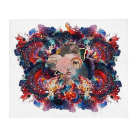 Space Themed Throw Blanket 