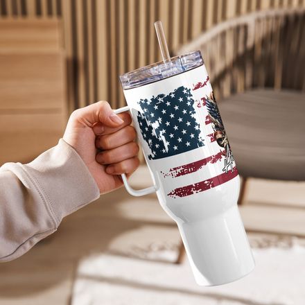 Travel Mug with a Handle