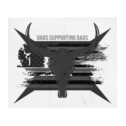 Dads Supporting Dads Throw Blanket