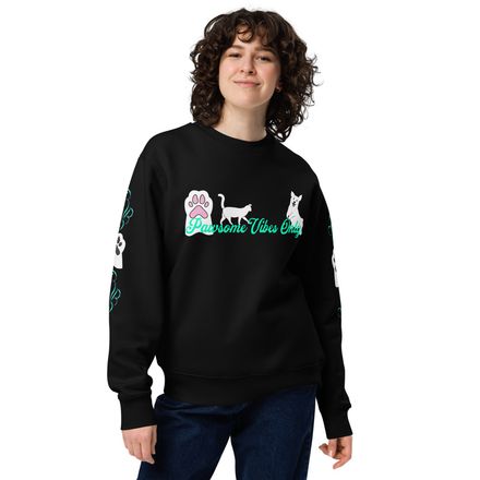 Pawsome Vibes Unisex Eco Sweatshirt 