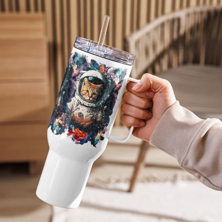 Travel Mug with a Handle