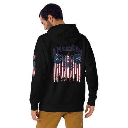 American Unisex Premium Pullover Hoodie