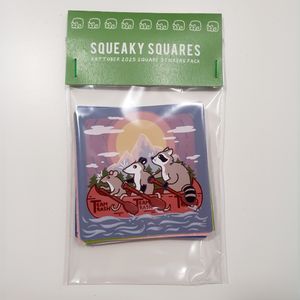 Rattober 2025 Sticker Pack - Squeaky Squares